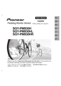 Notice PIONEER SBTPMRTC Measuring equipment