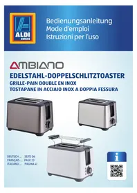 Notice Ambiano GTTDSEDS06CH Grille pain