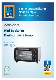 Notice Ambiano GTMO07CH Forno