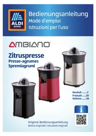 Notice Ambiano GTCJ02US Estrattore di succo