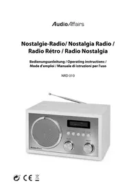 Notice AudioAffairs NRD 010 Radio