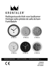 Notice Krontaler RBC06 Horloge