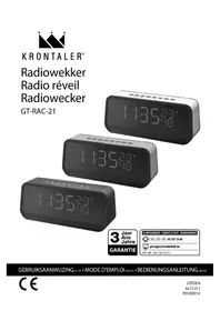 Notice Krontaler GTRAC21 Radio-réveil