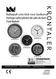 Notice Krontaler WCBC05 Horloge