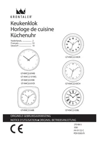 Notice Krontaler GTKWC2203BL Horloge