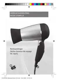 Notice GlobalTronics FK1007C Sèche cheveux