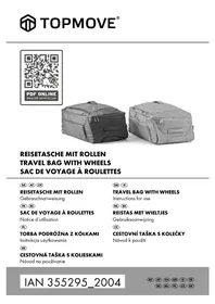 Notice Topmove IAN 355295 Bagage roulant