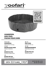 Notice ZOOFARI IAN 331646 Piscine pour animaux