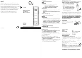 Notice SWITEL D11 Téléphone