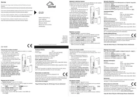 Notice SWITEL D10 Téléphone