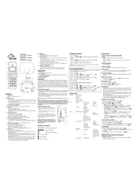 Notice SWITEL D102 Téléphone