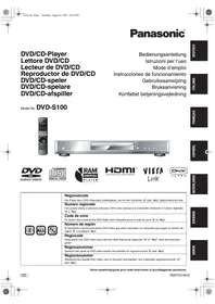 PANASONIC DVD-S100 - Dvd speler