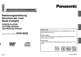 PANASONIC DVD-S325 - Dvd player