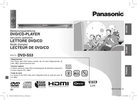 PANASONIC DVD-S53 - Dvd player