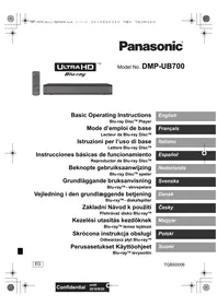 PANASONIC DMP-UB700EG - Reproductor de blu-ray