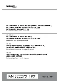 Notice POWERFIX HG01477A Sangle de fixation
