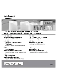 Notice MELINERA HG02455A Electric candle
