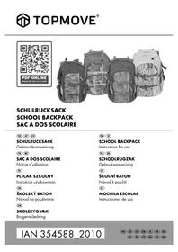 Notice Topmove HG00963 Rugzak