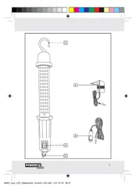 Notice POWERFIX Z30590 Lampe électrique