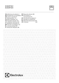 Notice ELECTROLUX EOE8P39V Furrë elektrike