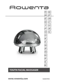Notice ROWENTA YOUTH LV6020 Limpeza facial