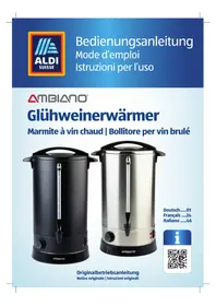 Notice Ambiano GTSFGWK04CH Appareil de cuisson électrique