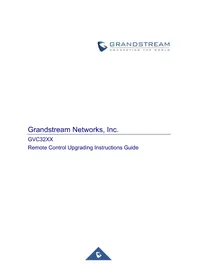 Notice GRANDSTREAM GVC3220 Téléviseur