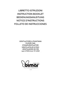 Notice Bimar VP310 Ventilatore