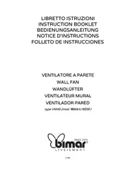 Notice Bimar VM45 Ventilatore