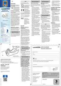 Notice Oecolux GTRL3DLED04CH Décoration lumineuse