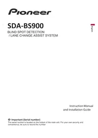 Notice PIONEER SDABS900 Dashcam