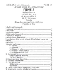 Notice myPhone PRIME 3 Smartphone