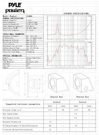 Notice Pyle PLPW6D Caisson de basses