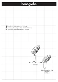 Notice Hansgrohe 26521001 Pomme de douche