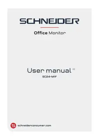 Notice SCHNEIDER SC24M1F Monitor