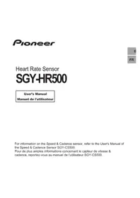 Notice PIONEER SGYHR500 Heart rate monitor