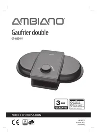 Ambiano GTWED01 - Gaufrier