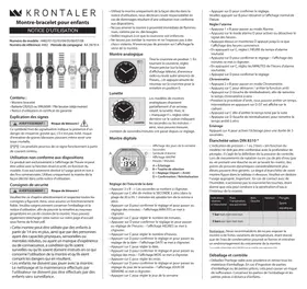 Notice Krontaler 4482 Montre