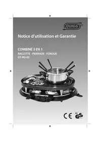 Notice QUIGG GTRG02 Plaque de grill