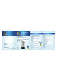 Notice Kitchenware GTXUK02CH Apparecchio da cucina elettrico