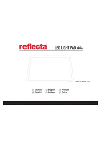 Notice Reflecta LED LIGHT PAD A4+ Lampe de bureau