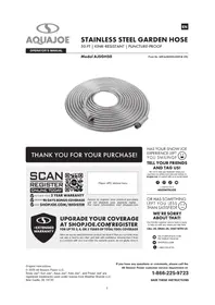 Notice Aqua Joe AJSGH50 Stapler