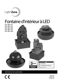 Notice LightZone GTRF04 Fontaine d'intérieur