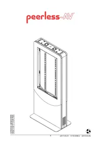 Notice Peerless-AV KIPC2565EUK Support mural pour écran