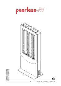 Notice Peerless-AV KIPC2565BEUK Support pour écran