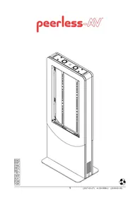 Notice Peerless-AV KIPC2549EUK Support mural pour écran