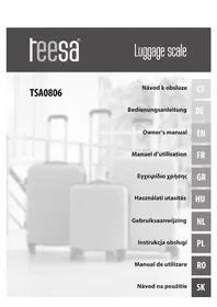 Notice Teesa TSA0806 Weegschalen