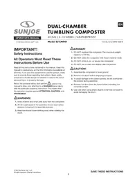 Notice Sun Joe SJCMPS1 Composteur