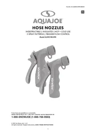 Notice Aqua Joe AJHN1002PK Accessoire de jardinage