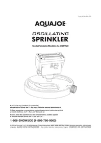 Notice Aqua Joe AJOSPR20 Programador de riego